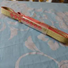 帯締め ピンク オレンジ ゴールド