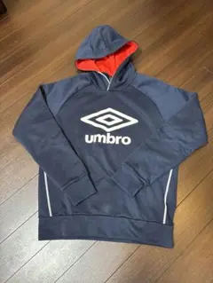 umbro フード付きスウェット ネイビー/レッド