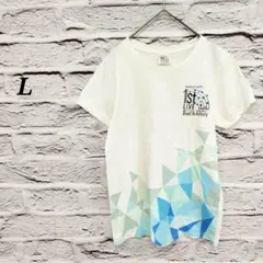 【L】 半袖Tシャツ アイドリッシュセブン 1st LIVE ホワイト コットン