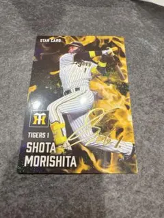 プロ野球チップス2025 森下翔太 STAR CARD 金箔サイン入り