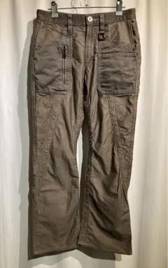 y2k【Cherry Sunburst】 シンチバック　フレアパンツ　riri