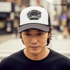 【人気商品！】キャップ 野球帽 メッシュキャップ 帽子 黒 ブラック ロゴ