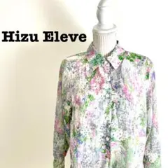 【Hizu Eleve】花柄シャツ ブラウス Tシャツセット 肩パッド