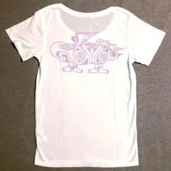 【美品】ROVO 半袖 Tシャツ トライバル ロゴ 公式グッズ 白 レディスM