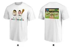 ソフトバンクホークス クレヨンしんちゃん コラボTシャツ 【S】①