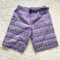 SIERRA DESIGNS シェラデザイン　総柄ハーフパンツ　紫　M