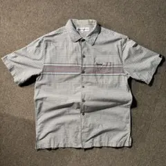 BEAR OLD SURF ボックスカット 半袖 チェックシャツ