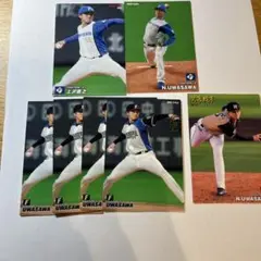 ￼上沢直之カード7枚セット日本ハムファイターズ
