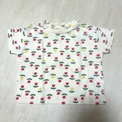 チューリップ柄Tシャツ　90㎝