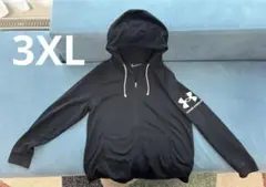 UNDER ARMOUR フルジップパーカー 3XL 黒