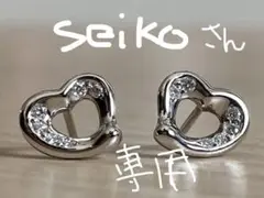 ティファニー TIFFANYu0026CO オープンハートダイヤピアスプラチナ