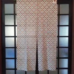 インド綿100%エスニック調のれん☆新品