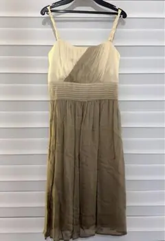【SHIPS】 ミニドレス　シフォン　胸下切り替え