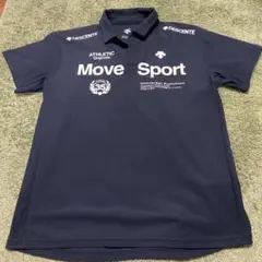 DESCENTE Move Sport ポロシャツ ネイビー Lサイズ