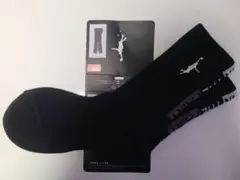 インザペイントバスケットソックス (ブラック×チャコール)22～25cm