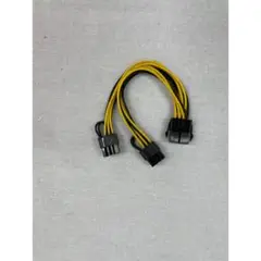 GPU VGA PCIe 2X8ピン 電源ケーブル 21cm 1本セット