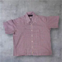 DANIEL CREMIEUX 半袖チェックシャツ　短丈　ボックスシルエット