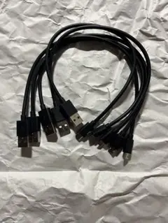 micro USB ケーブル 0.3m 10本
