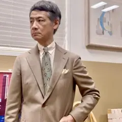 25SS BEAMS F Holliday & Brown シルク小紋柄ネクタイ