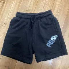 PUMA 黒 ハーフパンツ 130
