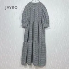 JAYRO（ジャイロ）ギンガムチェック ティアードワンピース M