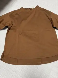 Luca Lady Luck Lucaブラウン 半袖Tシャツ 後ろボタンMサイズ