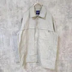 【美品】WIT FORD フルジップブルゾン ジャケット ストライプ M