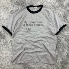 anvilアメリカ古着メッセージTシャツ/オーバーサイズ/ビッグロゴ