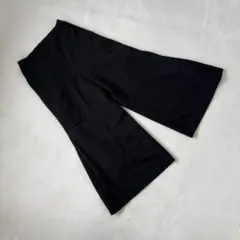 良品★MEDDUM ワイドフレアパンツ シンプル きれいめ ブラック M