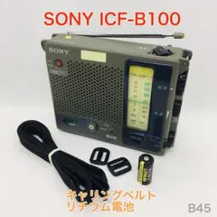 ソニーラジオICF-B100 Amazon | SONY ICF-B100 FMラジオ | Sony | クロックラジオ