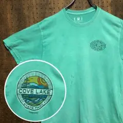 EMI Tシャツ　グリーン　バックプリント　テネシー　L　SMA557