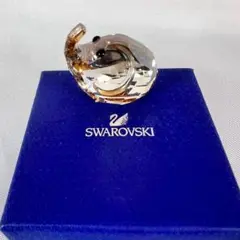 キラキラ　かわいい❗️Swarovski クリスタル ラッキーエレファント置物