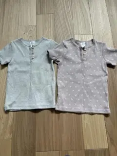 H&M ベビーTシャツ2枚セット