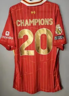 正規品リバプール 24-25 プレミアリーグ CHAMPIONS 20番Lサイズ