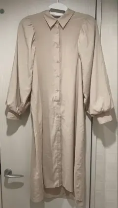 バルーンスリーブロングシャツ