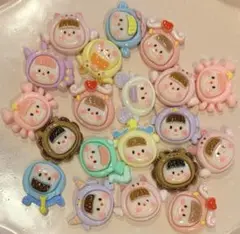 キャラクター　デコパーツ　20個セット