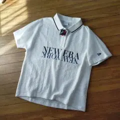 【NEW ERA】半袖 スキッパー ポロシャツМ