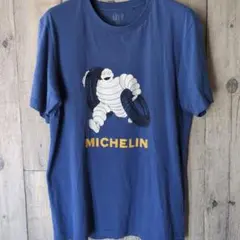 MICHELIN UT Tシャツ ブルー　Lサイズ