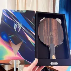 卓球　ラケット Loki 特製黒檀 インナーカーボン　ゴールデン　Ｈ３