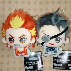 SideM　ちびぐるみ　紅井朱雀　黒野玄武　ぬいぐるみ　マスコット　Mマス