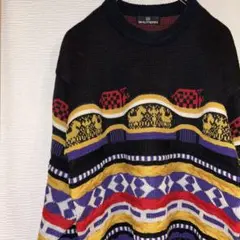 SHUTERN シュターン　カラフル　セーター　L