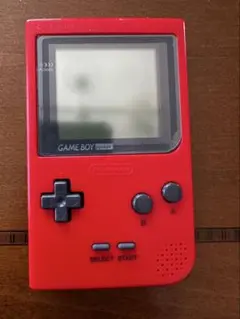 ゲームボーイポケット　本体　ジャンク　レッド