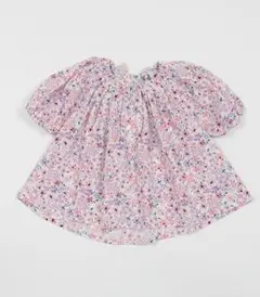 ブラウス シャツ 「リンク」花柄チュニック