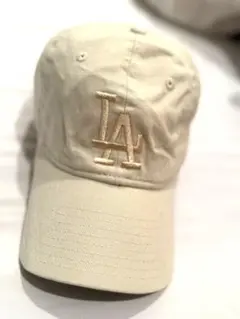 LAロゴ ベージュキャップ New Era 9FIFTY