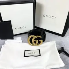 正規店購入 美品 GUCCI ワイド ベルト グッチ