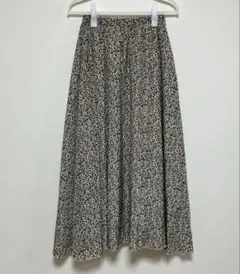 thint ティンツ　カッセンデシンレオパードスカート　アーバンリサーチ