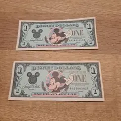 ディズニーダラー2枚