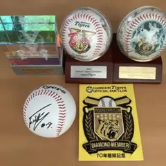 阪神タイガース　優勝記念ボール　クリスタル　ファンクラブ　記念品