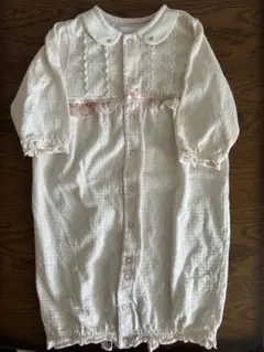 bebe reduction ピンク　レース付き　2way ロンパース50-75