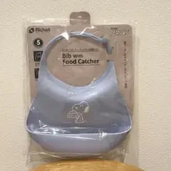 新品未使用 リッチェル スヌーピー シリコンお食事スタイ